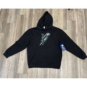 New York Jets Hoodie Size M Black Green NFL Pullover Sweatshirt New w/ Tags